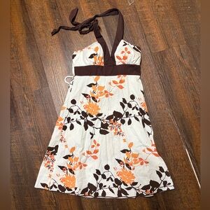 Speechless Cotton Floral Halter Dress Y2K Size 7 / Medium